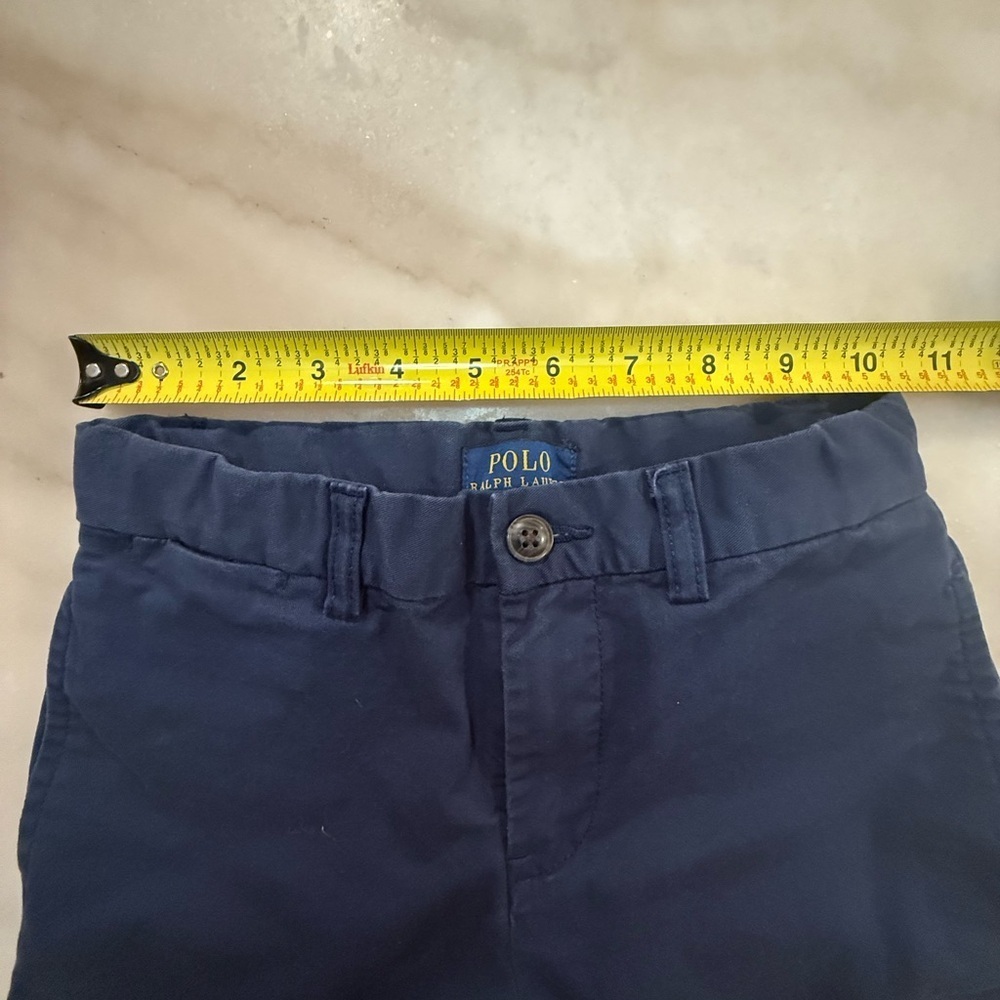 Polo Ralph Lauren boys Straight Fit Flex Abrasion Twill Navy Blue Pant size 7 - Picture 12 of 14